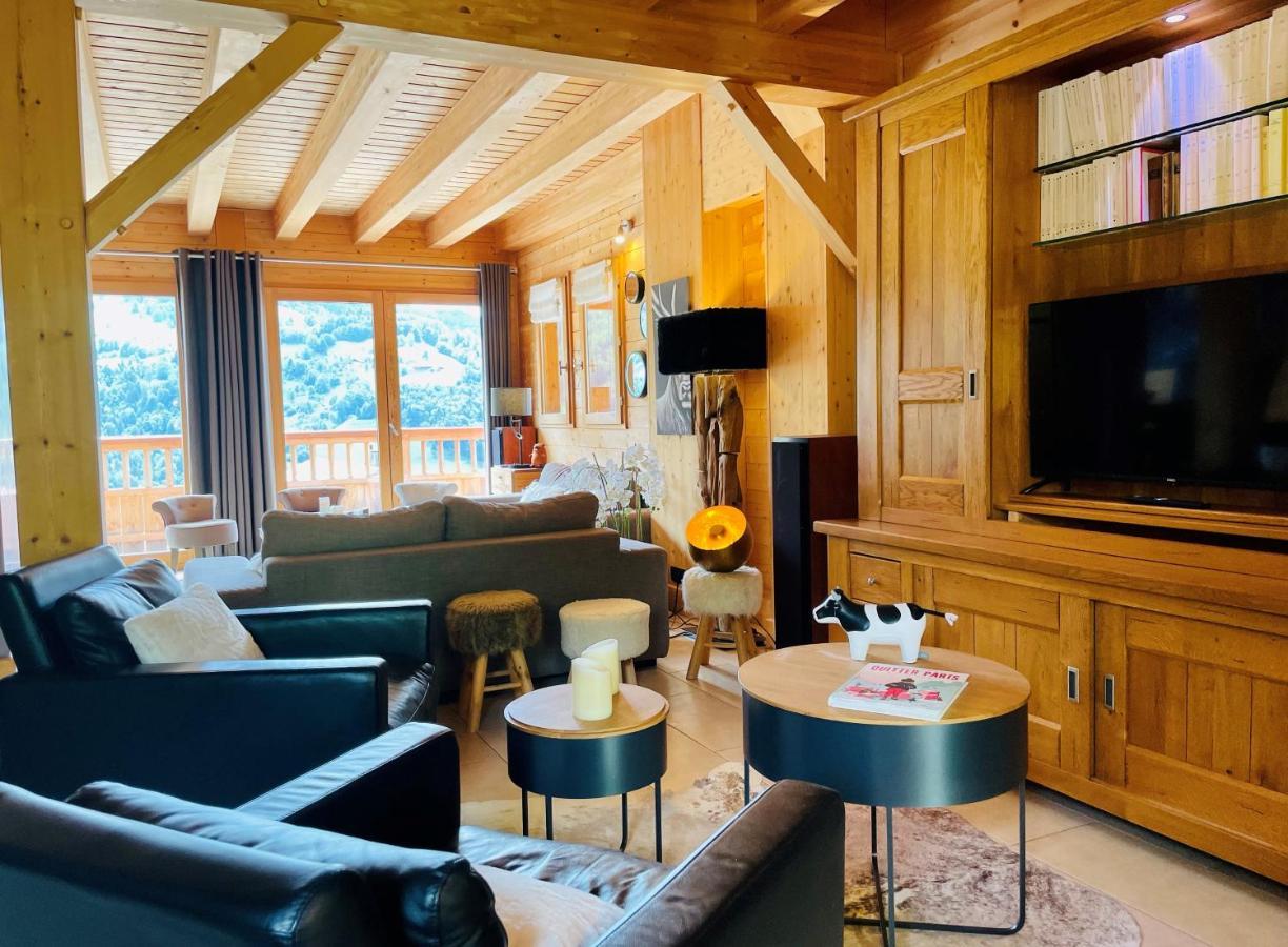 Le Paret Chambres D'Hotes De Charme & Spa Manigod Bagian luar foto