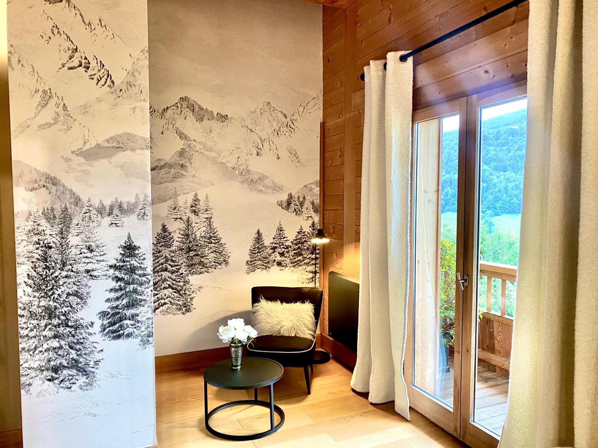Le Paret Chambres D'Hotes De Charme & Spa Manigod Bagian luar foto